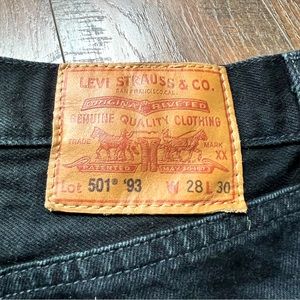 LEVIS 501 BLACK